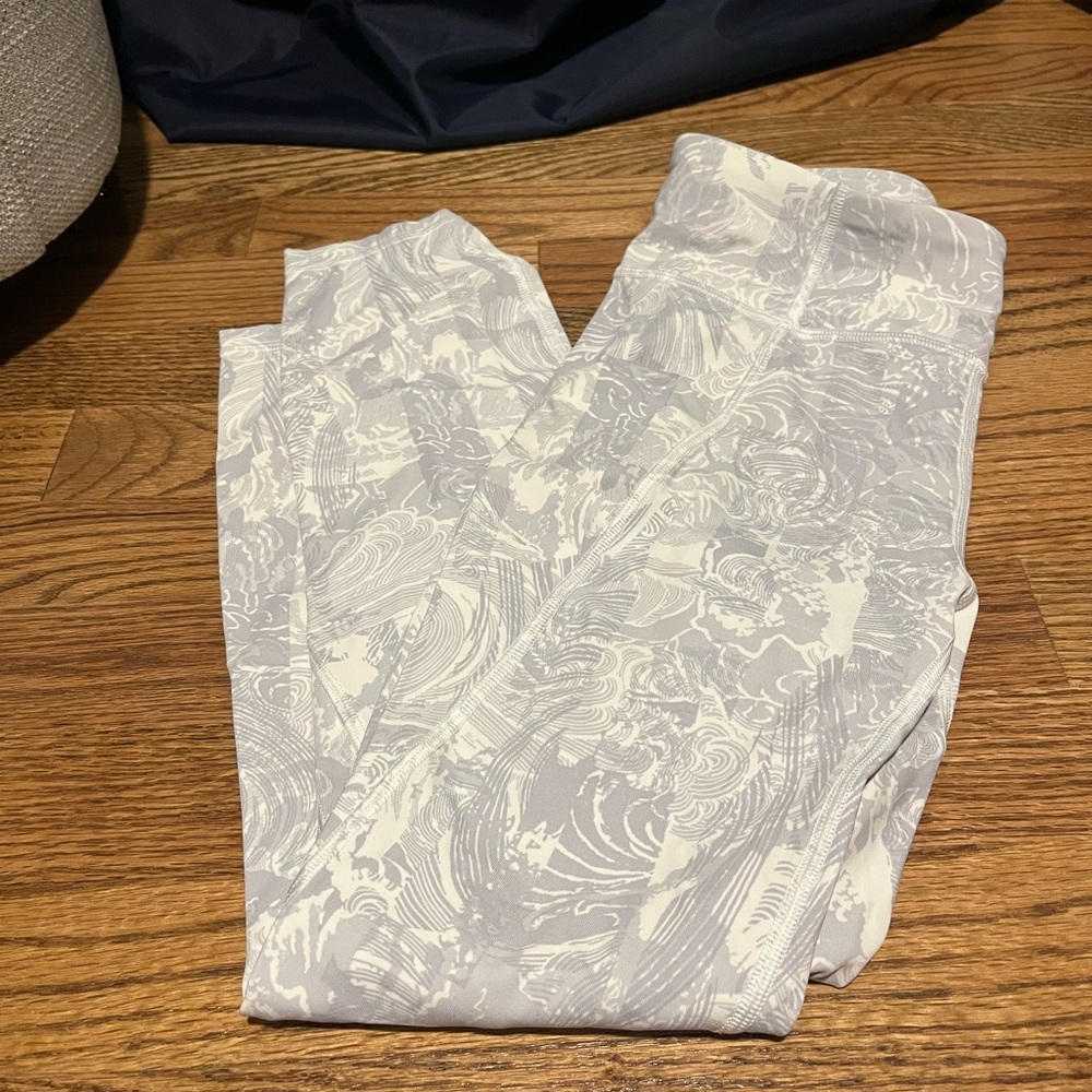 lululemon athletica Gray Patterned Track Pants